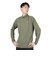 ポールワーズ（POLEWARDS）長袖Tシャツ ロンT DRY COMFORT ハーフジップTシャツ PW2RJB03 OLV オリーブ 吸汗速乾 ストレッチ
