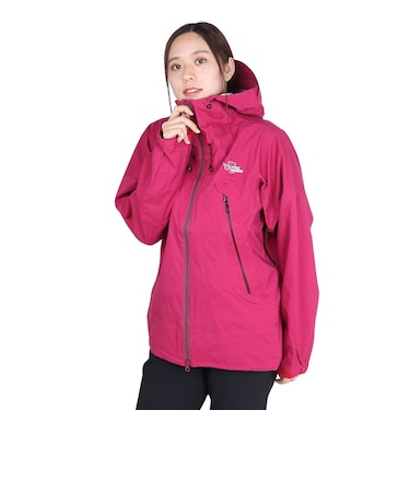 ポールワーズ（POLEWARDS）レインウェア 雨具 防水 DUAL FORCE ストレッチ レインジャケット PW2RHS12 MAZ マゼンタ 収納袋付