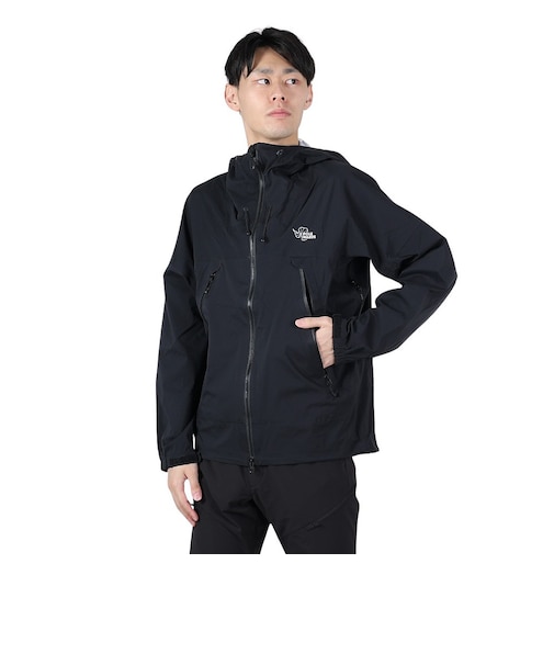 ポールワーズ（POLEWARDS）レインウェア 雨具 防水 デュアルフォース ストレッチ レインジャケット PW2RJS05 BLK ブラック