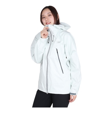 ポールワーズ（POLEWARDS）レインウェア 雨具 防水 DUALFORCE STRETCH レインジャケット PW2RHS12 IVO アイボリー 収納袋付