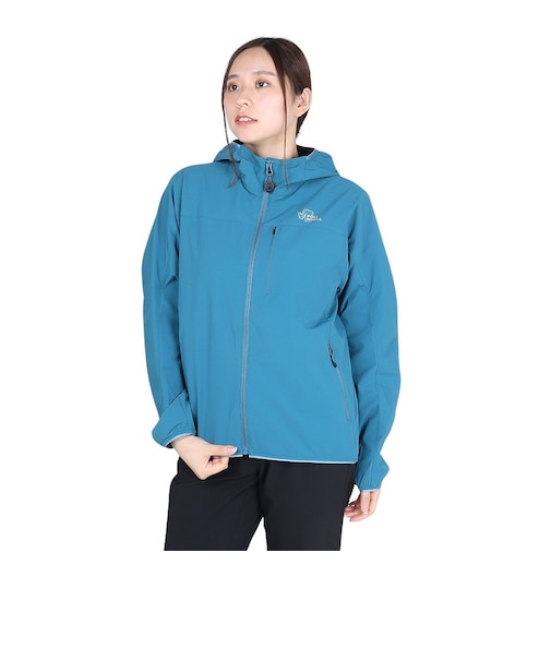 ポールワーズ（POLEWARDS）アウター CORDURA ライト ソフトシェル ジャケット PW2RHN11 MBLU マリンブルー ストレッチ 耐久性