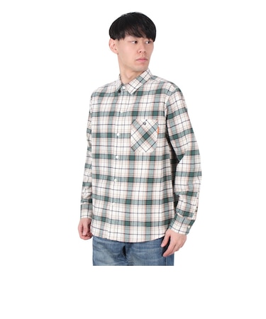 クリフメイヤー（KRIFF MAYER）カジュアルシャツ チェックシャツ ビエラチェック 長袖シャツ 2413500 9 NATURAL