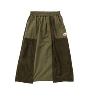 クリフメイヤー(KRIFF MAYER)異素材切替スカート 2415125L:69:KHAKI