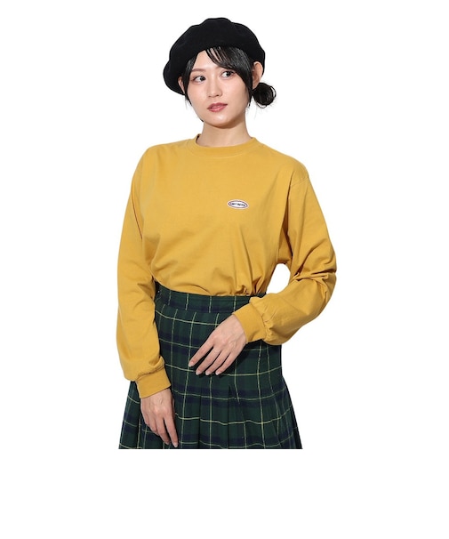 クリフメイヤー（KRIFF MAYER）ロゴプリントロンT 長袖Tシャツ 2417828L 55 YELLOW
