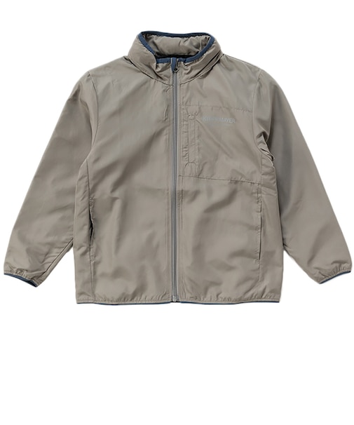 クリフメイヤー（KRIFF MAYER）ジュニア アウター おでかけ シャカジャケット 2417837K:15:GRAY グレー パッカブルフード