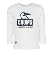 チャムス（CHUMS）キッズ ブービーフェイス ブラッシュド ロングスリーブTシャツ CH21-1293-W071