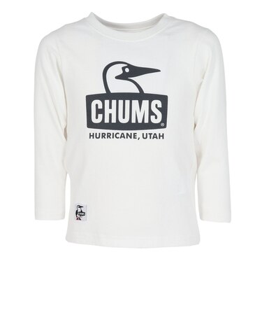 チャムス（CHUMS）キッズ ブービーフェイス ブラッシュド ロングスリーブTシャツ CH21-1293-W071