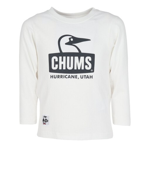 チャムス（CHUMS）キッズ ブービーフェイス ブラッシュド ロングスリーブTシャツ CH21-1293-W071
