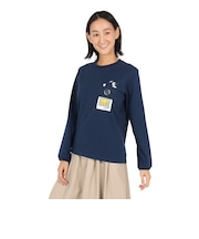 チャムス(CHUMS)インスタントカメラポケットブラッシュドロングスリーブTシャツ CH11-2451-N001