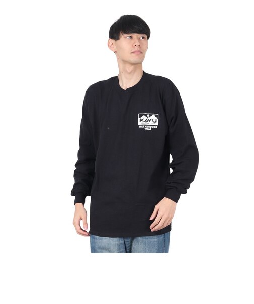 トゥルーロゴ ロングスリーブTシャツ 19823029 ブラック