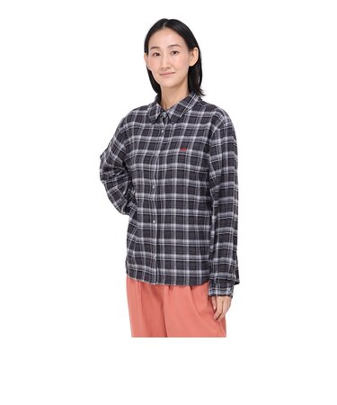 クリフメイヤー（KRIFF MAYER）長袖シャツ カジュアル レギュラーチェックシャツ 2414419LX:17:CHARCOAL 速乾