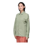 クリフメイヤー（KRIFF MAYER）長袖シャツ カジュアル ヘムラウンド オーバーシャツ 2414429LX:60:SAGE-GREEN グリーン