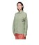 クリフメイヤー（KRIFF MAYER）長袖シャツ カジュアル ヘムラウンド オーバーシャツ 2414429LX:60:SAGE-GREEN グリーン