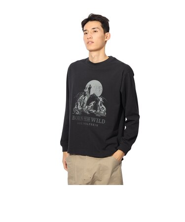 ジャックウルフスキン（JackWolfskin）ウルフプリント ロングスリーブTシャツ A63977-6000