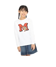 マーモット（Marmot）キッズ 長袖 イニシャルマーヴィンTシャツ TSAKC111-WHITE 速乾