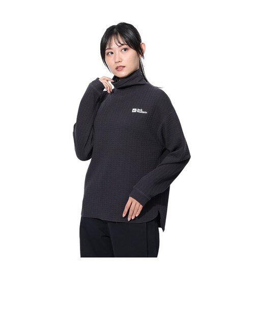 ジャックウルフスキン（JackWolfskin）ワッフルハイネック ロングスリーブTシャツ A62502-6350