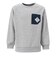 クリフメイヤー（KRIFF MAYER）ジュニア スウェット トレーナー ヤマロゴ ポケクルー 2417862K:15:GRAY グレー バックプリント