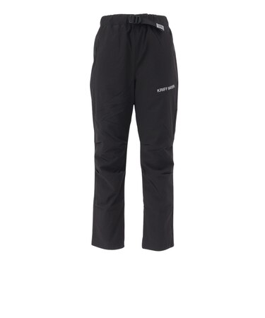 クリフメイヤー（KRIFF MAYER）ジュニア パンツ 撥水 裏付きクライミングパンツ 2417863K:19:BLACK ブラック 膝タック ストレッチ