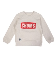 チャムス(CHUMS)キッズチャムス ロゴクルーネック トップ ループパイル CH20-1077-W003