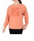 ホールアース（Whole Earth）ロンT プリント長袖Tシャツ hike WE2SDZ35 SMP