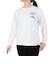 ホールアース（Whole Earth）ロンT G プリント長袖Tシャツ bear WE2SDZ36 WHT 速乾