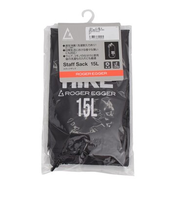登山用小物 スタッフザック15L RE24FHY5700003 BLK