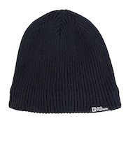 ジャックウルフスキン(JackWolfskin)ニット帽 ニットキャップ フェルトベルク ビーニー 1910681-6000 ブラック 防風 撥水
