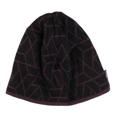 ジャックウルフスキン（JackWolfskin）ニット帽 ニットキャップ アルプスピッツェ ビーニー 1911581-6000 ブラック 速乾 抗菌防臭