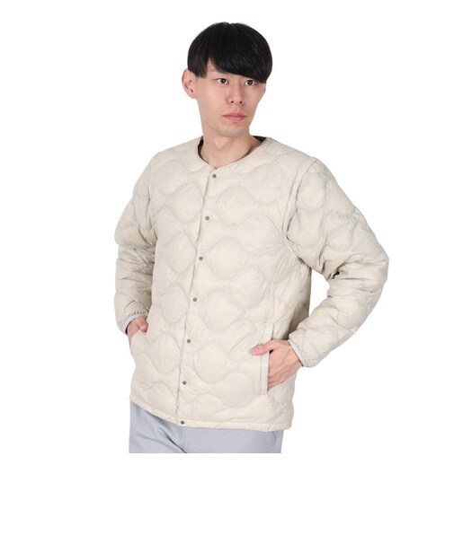 BonFire（ボンファイアー）インナーダウン カーディガン DETACHABLE SLEEVE 50BNF4NGA2368 IVR ナンガコラボ NANGA