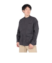 ジャックウルフスキン(JackWolfskin)コットニー ノーカラーシャツジャケット A63219-6350