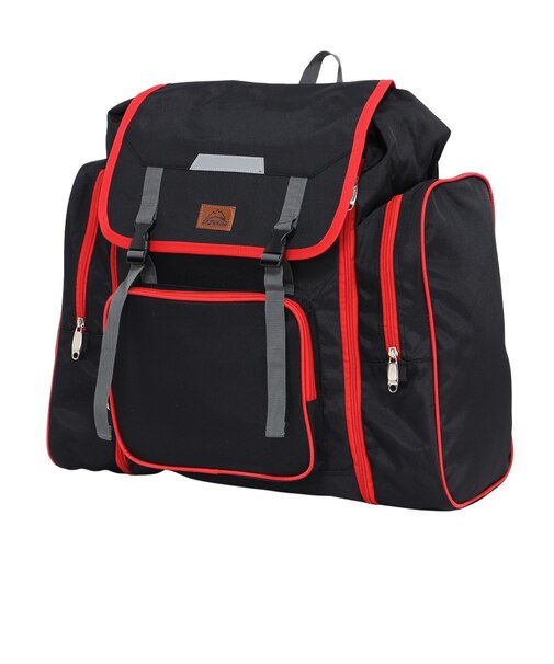 グローヒル（GROWHILL）リュック バックパック ジュニア 林間学校ザック GTB-GRZ1000 BLK ブラック 3ポケット 大容量