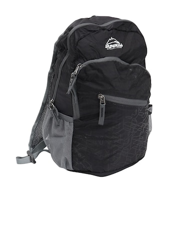グローヒル（GROWHILL）バッグ バックパック リュック 折りたたみザック GTB-BP5001 BLK ブラック コンパクト収納 携帯用