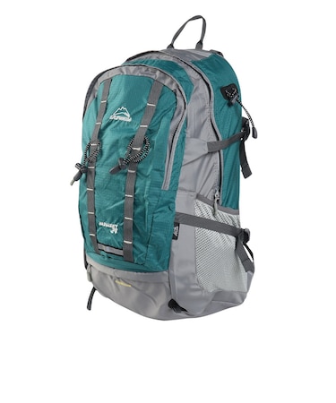 グローヒル（GROWHILL）バックパック リュック 登山 ハイキング デイライト 30L GTB-BP1001 A.GRN グリーン レインカバー内蔵 撥水