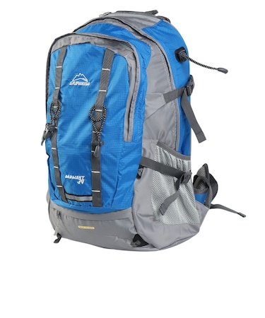 グローヒル（GROWHILL）バックパック リュック 登山 ハイキング デイライト 30L GTB-BP1001 BLU ブルー レインカバー内蔵 撥水