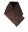 ダウンスカーフ G4FA-102-TG-DARK BROWN