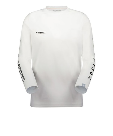 マムート(MAMMUT)長袖Tシャツ QD ロゴプリント ロングスリーブ Tシャツ アジアンフィット 1016-01030-00742 ホワイト EUROサイズ