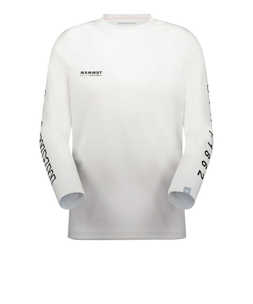 マムート(MAMMUT)長袖Tシャツ QD ロゴプリント ロングスリーブ Tシャツ アジアンフィット 1016-01030-00742 ホワイト EUROサイズ