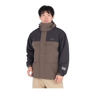 ジャックウルフスキン(JackWolfskin)アウター コネマラ 3IN1 ジャケット A63193-5719 ブラウン 3WAY仕様 防水透湿 防風