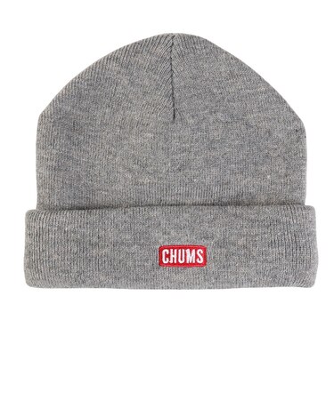チャムス（CHUMS）ニット帽 チャムスロゴショートニットキャップ CH05-1402-G005 グレー オールシーズン ユニセックス