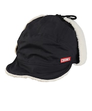チャムス(CHUMS)耳当て付き帽子 ボアフリース キャンピングボアロシアンキャップ CH05-1387-K001 ブラック ユニセックス