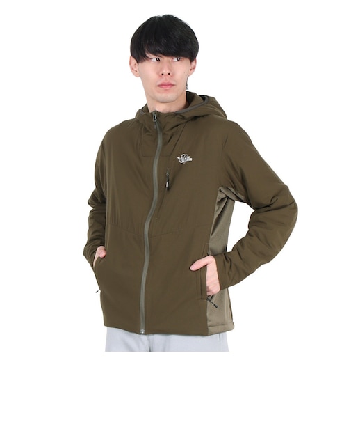 ポールワーズ（POLEWARDS）アウター 中綿 ジャケット エクスコア レッドポイント V3 フーディ PW2SJN04 OLV オリーブ 収納袋付