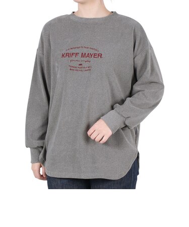 クリフメイヤー（KRIFF MAYER）もちのびゆるTシャツ 長袖 W2567807 13 A/GRAY