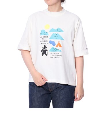 クリフメイヤー（KRIFF MAYER）プリント半袖Tシャツ W2447878X5:OFF 冷感 速乾