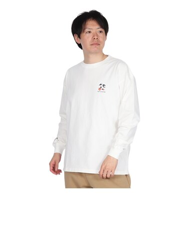チャムス（CHUMS）長袖Tシャツ チャムスボウル ロングスリーブTシャツ CH01-2514-W001 ホワイト バックプリント 耐久性