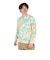 チャムス（CHUMS）長袖Tシャツ ロンT ブービーロゴTシャツ CH01-2275-Z358 オレンジ×グリーン バックプリント 綿100