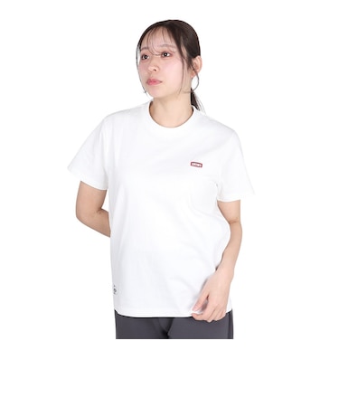 チャムス（CHUMS）半袖Tシャツ エルブレスコラボ LB ロゴ Glow Tシャツ CH11-2574-W001 ホワイト 蓄光 綿100