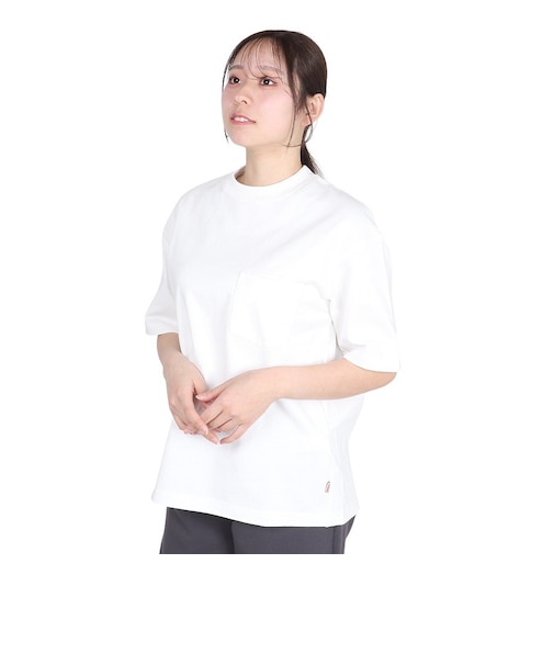 チャムス（CHUMS）半袖Tシャツ ヘビーウエイトポケットTシャツ CH11-2272-W001 ホワイト オーバーサイズ 厚地
