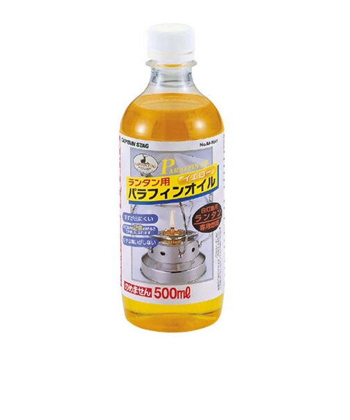 キャプテンスタッグ（CAPTAIN STAG）ランタン用パラフィンオイル 500ml イエロー M9641