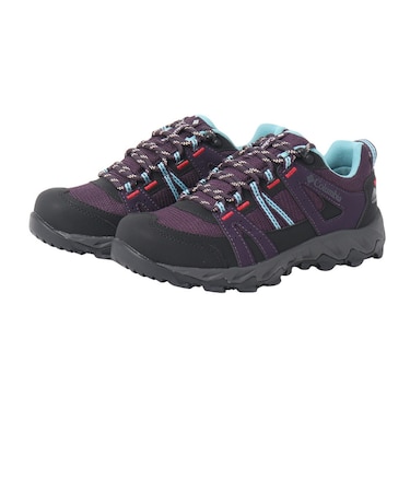 コロンビア(Columbia)ハイキングシューズ 登山靴 セイバー オムニテック ロー ワイド YK5694 563 パープル 防水透湿 軽量 ハイカット