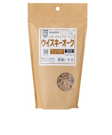 ソト（SOTO）燻製 チップ スモークチップ スモークウッド キャンプ スモークチップス ウィスキーオーク ST-1393C